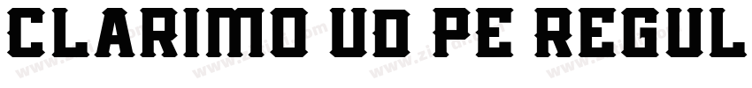 Clarimo UD PE Regul字体转换